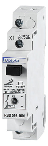 DOEPKE Steuerschalter REG 1S 16A 250V ge RSS 016-100L LED 1TE