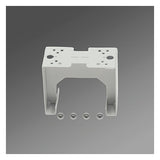 REGIOLUX Kupplung/Verbinder ger ws ST hokal-HLV -1 vw RAL9016 L40mm B82mm