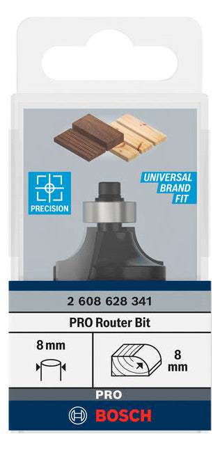 BOSCH-EW Abrundfräser  28,7mm Holz 2608628341 Geeignet für Massivholz