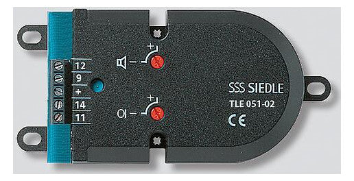 SIEDLE Türlautsprecher EB sw Mehrdr TLE 051-02 124x60x31mm