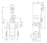 SIEMENS Einzelpositionsschalter 1S 1Ö 3SE5122-0BH50 Metall