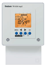 THEBEN Schaltuhr digi 230-240VAC 2kan TR 636 top2 87600h FR-Einb 24h Prog