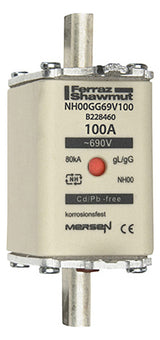 MERSEN NH-Sicherungseinsatz 100A NH00 gG NH00GG69V100 690VAC Kombik