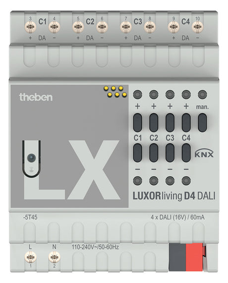THEBEN Schnittstelle DALI LUXORliving LUXORliving D4 DALI REG 110-240V LED