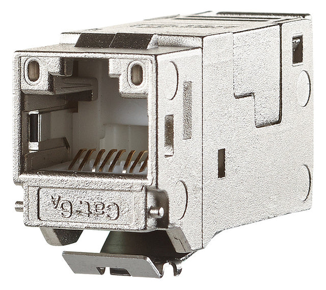 METZ CONNECT Modular-Buchse Cat6A RJ45 130910KI 22-26AWG Feldkonf Schirm rnd