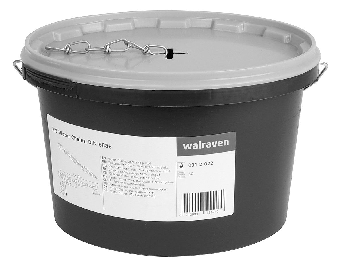 WALRAVEN Knotenkette 2x28mm ST g/vz 400N 0912022