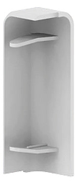 GGK Endstück SL-K 70mm li rws RAL9010 SL 20x70-ES links