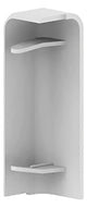 GGK Endstück SL-K 70mm li rws RAL9010 SL 20x70-ES links