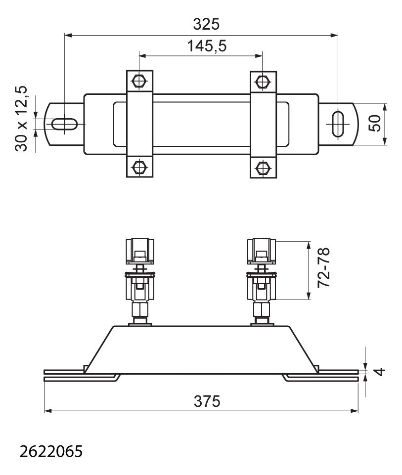 Walraven Fixpunktsatz dB-FiX 200 f. d: 72-78 mm Schallschutz DIN 4109 | 2622065