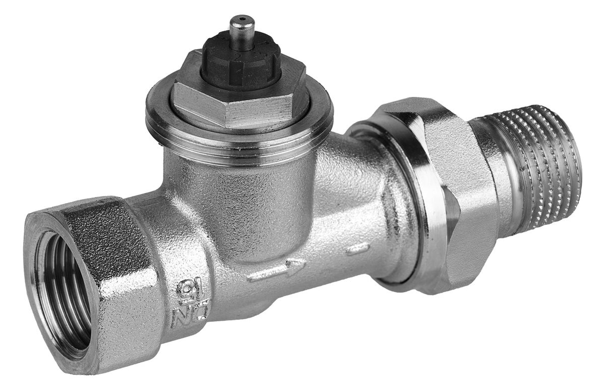 Honeywell Thermostatventilkörper FX Messing vernickelt, Durchgang, 3/8'' | V2000DFX10