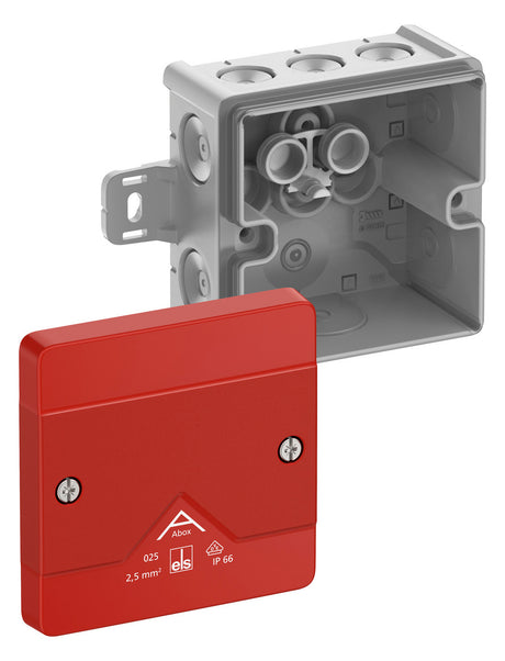 SPELSBERG Abzweigkasten 87x87mm Kst rt Abox 025 AB-L/SB IP66 IK07 hfr