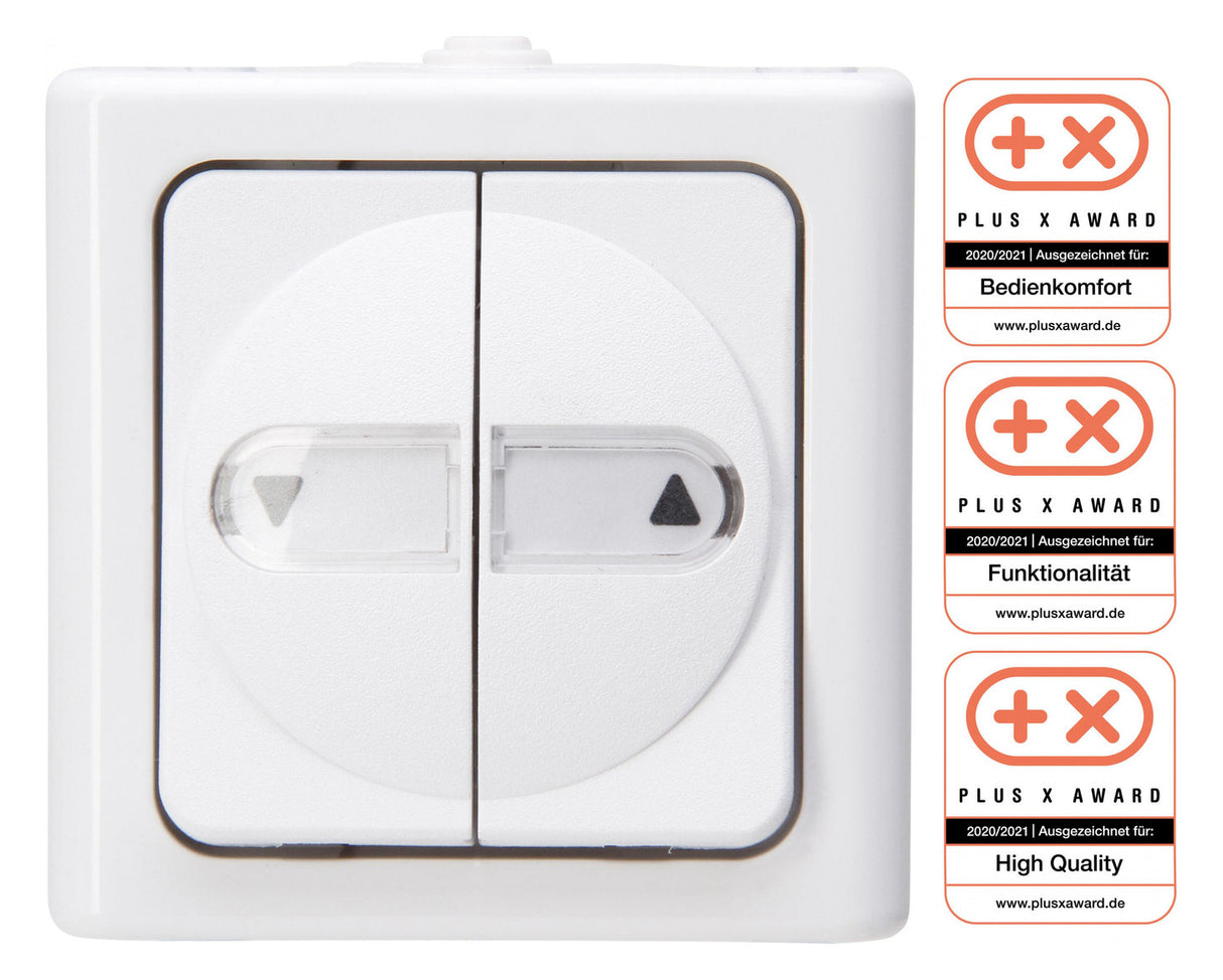 KOPP Jalousietaster -Einsatz arkws mt 2p BLUEELECTRIC 560902013 Wippe IP44