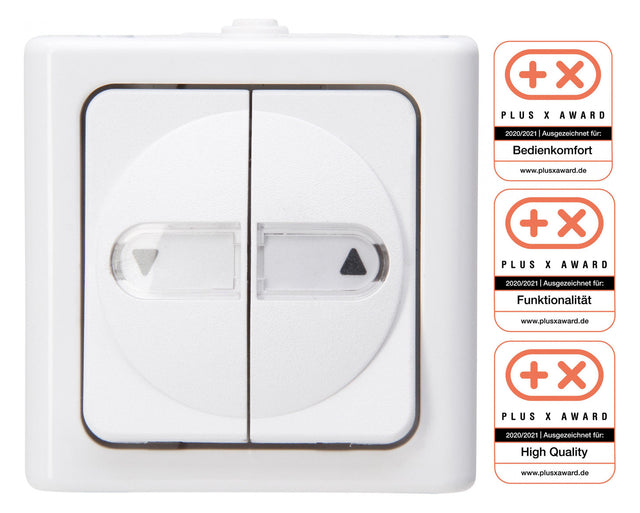 KOPP Jalousietaster -Einsatz arkws mt 2p BLUEELECTRIC 560902013 Wippe IP44