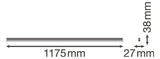LEDVANCE LED-Lichtleiste 20W 4000K Konv LN COMP Batten 1200 20 W 4000 K 2000lm