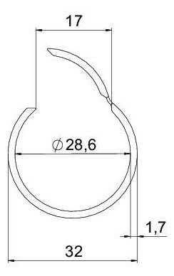 BETTERMANN Panzerrohr Kst PVC  32mm gr Quick-Pipe 2953 M32 LGR starr