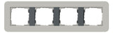 GIRA Rahmen 4f gr/anth Kst Gira E3 0214422