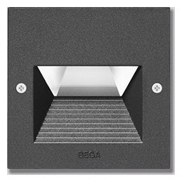 BEGA LED-Orientierungsleuchte 2,7W 3000K 22230K3 105lm graphit Konv IP65 Scheibe