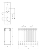UNEX Verdrahtungskanal 80x30 grau,RAL7035,PVC-M1 80.30.77