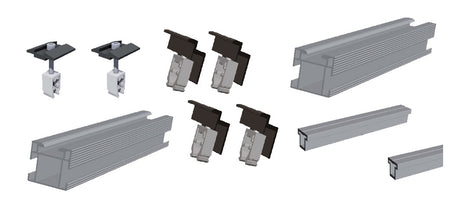 Sonnenkraft SK-AluFix 0 für 8x PV black | 4185