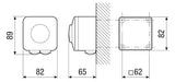 MAICO Drehzahlsteller AP/UP ws 1,5A 230V STX 1,5 1ph 6stuf Schaltkont IP44