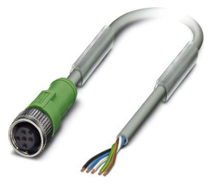 PHOENIX Sensor-Aktorkabel 5p 5m M12 ger SAC-5P- 5,0-802/M12FS Female fr.Ende