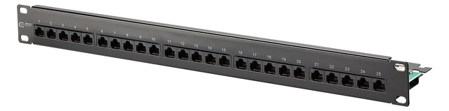 METZ CONNECT Patchpanel 25Ports 1HE Cat3 130814-0203-E 25Ports 44,45x482,6x150mm