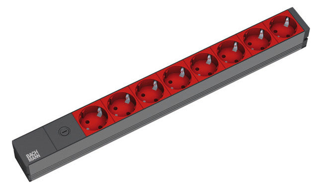 BACHMANN Steckdosenleiste 19 8Steckd 333.538 230V m.Sicherung