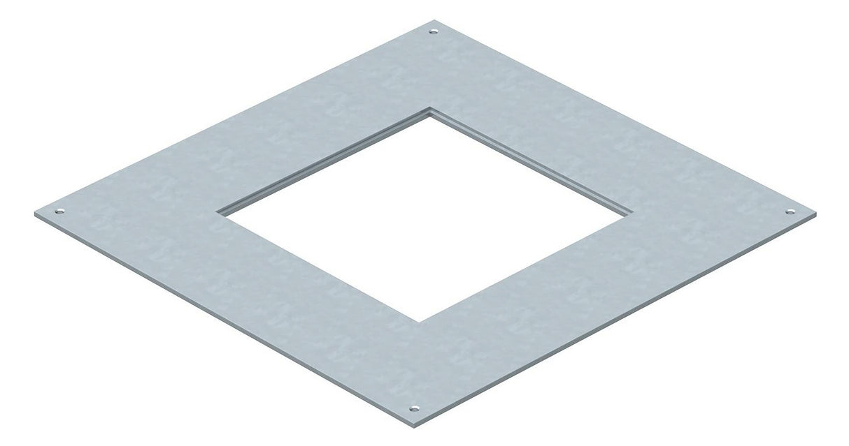 BETTERMANN Montagedeckel ST quadrat 4mm DUG 250-3 4 trocken 282x282mm