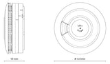 EI ELECTRONICS Rauchmelder 3V/DC VdS ws Ei650i autark 10J Batt