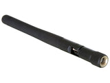 Delock WLAN 802.11 b/g/n Antenne RP-SMA Stecker 2 dBi omnidirektional mit Kippgelenk schwarz