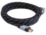 Delock Kabel High Speed HDMI mit Ethernet – HDMI A Stecker > HDMI A Stecker gewinkelt 4K 2 m