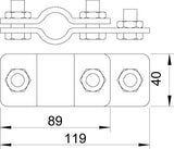 BETTERMANN Anschlussschelle ST 25 f/vz 2730 25 FT 8-10mm