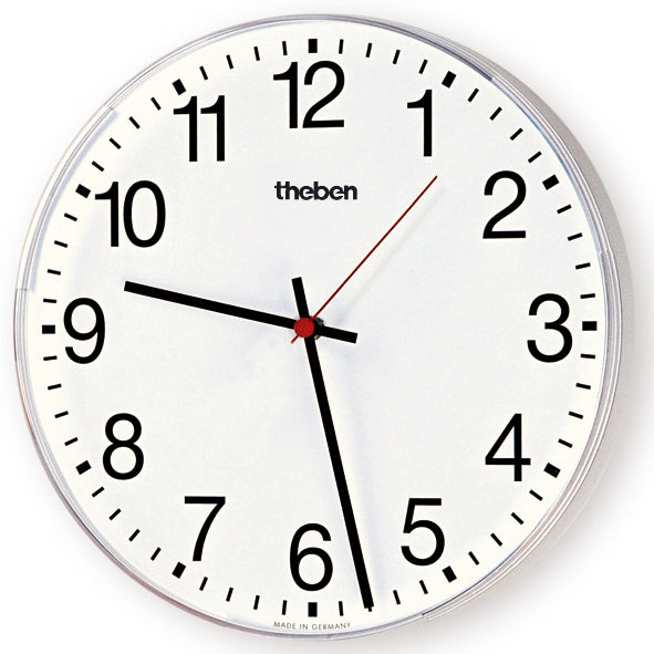 THEBEN Nebenuhr Ziffern 265mm Kst ws OSIRIA 220 AR KNX eins