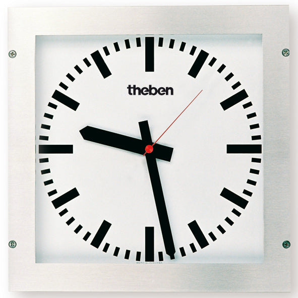 THEBEN Nebenuhr Balken 60x301mm Metall OSIRIA 232 BQ KNX edst eins