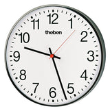 THEBEN Nebenuhr Ziffern 400mm Metall OSIRIA 241 AR KNX chr eins