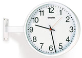 THEBEN Nebenuhr Ziffern 420mm Metall ws OSIRIA 242 AR KNX dpls