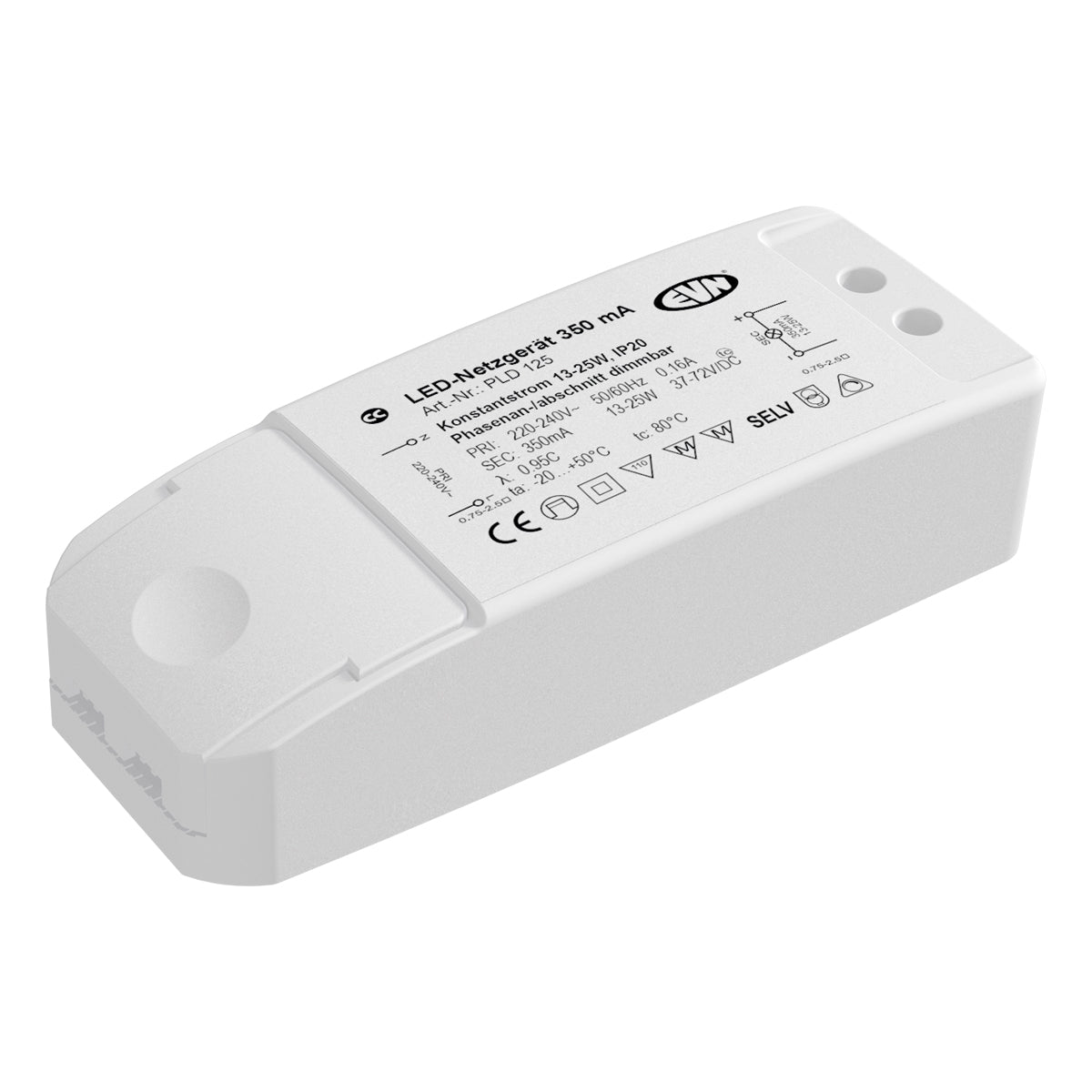 EVN LED-Steuerung 13-25W 350mA dim dim PLD125 IP20 Kstgeh dyn 113x44x28mm