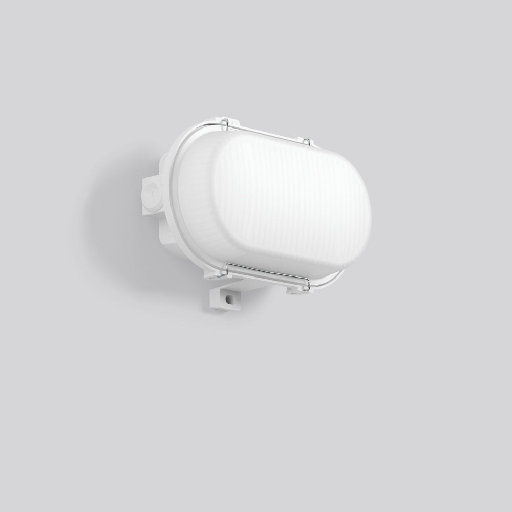 RZB LED-Ovalanbauleuchte 6,5-8W 3000K gr 501048.009.1 910lm Konv