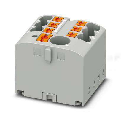 PHOENIX Verteilerblock 0,14-2,5qmm 7kl PTFIX 6/6X2,5 GY 1Etage gr 24A