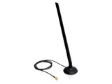Delock WLAN 802.11 b/g/n Antenne RP-SMA 7 dBi omnidirektional Gelenk mit magnetischem Standfuß