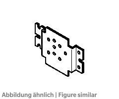 Flachkonsole Danfoss für KP mit Schrauben und Scheiben