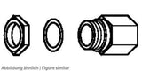 Adapter Danfoss G3/8" auf 6/10mm-Stahl Schweiss