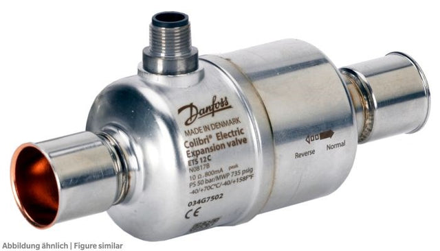 ETS 12C elektr. Expansionsventil Colibri 16 x 16 mm Durchgang-löt ohne Schauglas