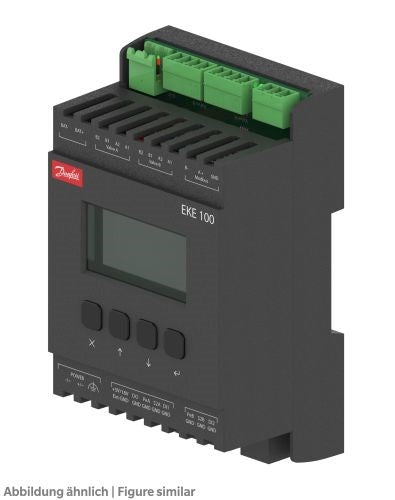 EKE 100 2V Überhitzungsreg./Schrittmotor 2 Ventile, 24VAC/DC, m. Display, IP20