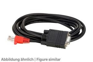 AK2 Kabel 3 Meter zu PC (roter Stecker)