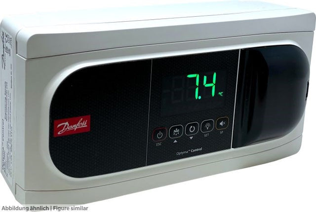 AK-RC 205C Kühlraumregler 230 V AC 5 Rel incl. 2 NTC-Fühler, mit Schutzschalter