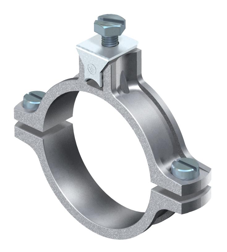 BETTERMANN Erdungsrohrschelle Zink g/vz 950 Z 1/4 12-14mm 1f 4-35qmm