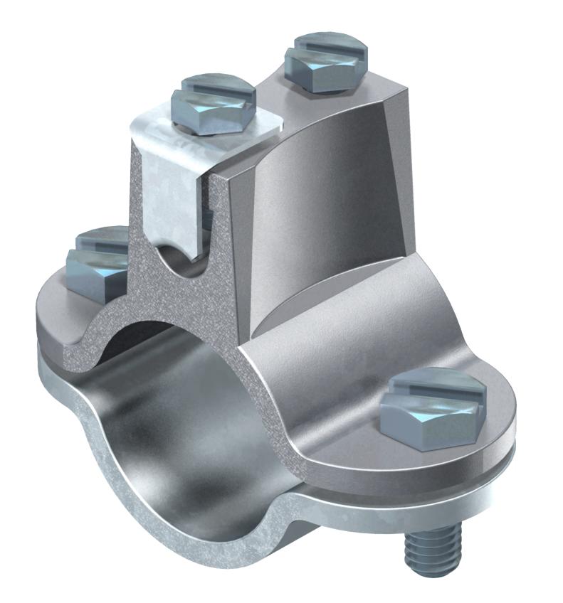 BETTERMANN Erdungsrohrschelle ST f/vz 1f 952 Z 1 1/4 39,5-42,5mm 16-70qmm