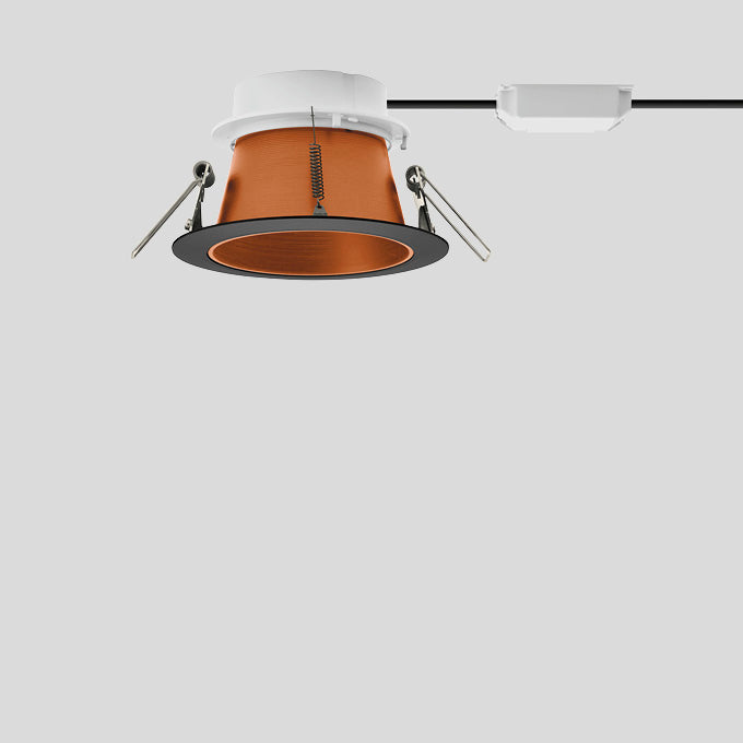 BEGA LED-Einbaustrahler 11,8W Konv 1LED STUDIO LINE 50576.6K3 cu 3000K ws 537lm