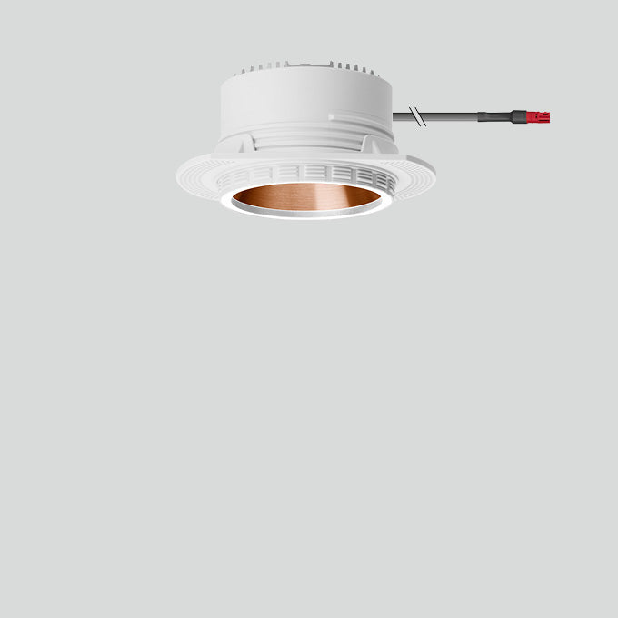 BEGA LED-Einbaustrahler 9,8W Konv 1LED STUDIO LINE 50681.6K3 ws 3000K ws 807lm